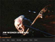 Tablet Screenshot of jimwidnerbigband.com